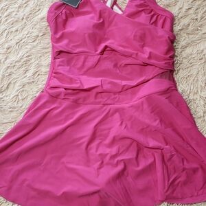 Zaful Hot Pink One-Piece Swimsuit